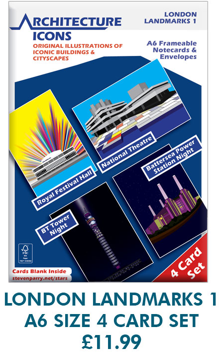 London Landmarks (1) 4 Card Set £11.99